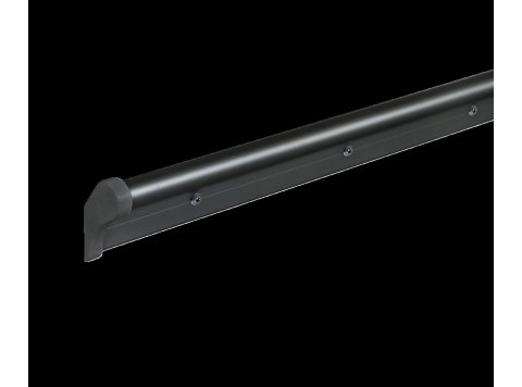 Rail coulissant 500 mm pour table - Noir 