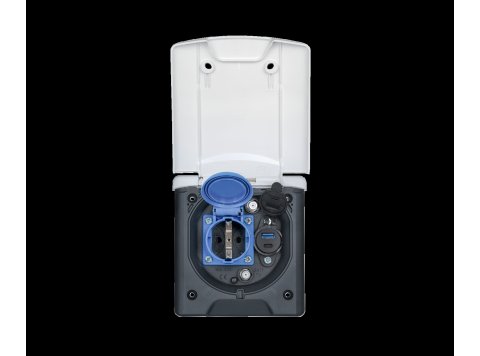 Prise multi-fonction avec ports USB type A et C