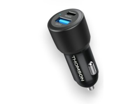 Chargeur voiture 60W TOT MAX USB-C PD 30W + USB-A QC3.0 30W