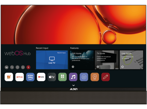 TV Smart WebOS Sound System FullHD ALDEN 32" - Slim Frame
