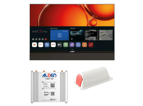 TV SMART Sound System WebOS FullHD 27” (68 cm) + Antenne I-NET 4G Blanc + I-NET 151