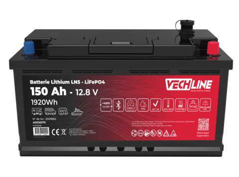 Batterie Lithium LN5 LiFePO4 12V 150 Ah > 4500 cycles